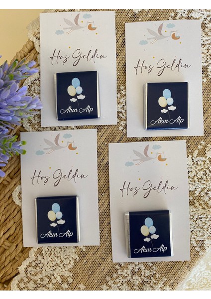 Kişiye Özel Bebek-Nikah-Söz-Özel Günler Çikolatası-40 Adet-Kutusuz modelleri