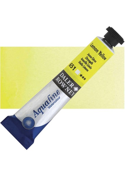 Aquafine Tüp Sulu Boya 8 Ml. 651 Lemon Yellow