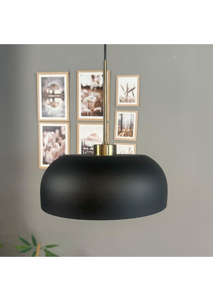 Siyah Rocha Metal Avize Ince Eskitme Başlık Salon Masaüstü Mutfak Tekli Avize Lamba Aydınlatma fiyatları