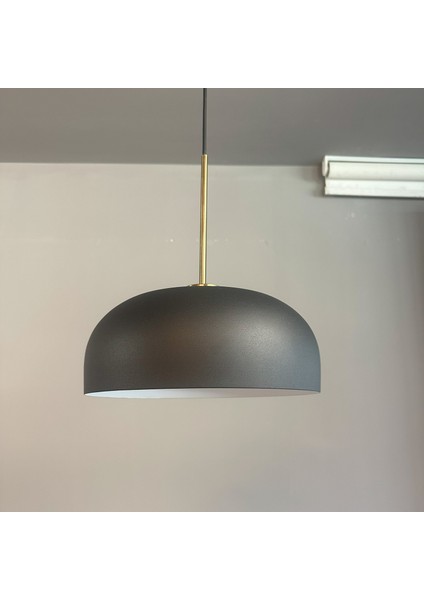 Siyah Rocha Metal Avize Ince Eskitme Başlık Salon Masaüstü Mutfak Tekli Avize Lamba Aydınlatma fırsatları