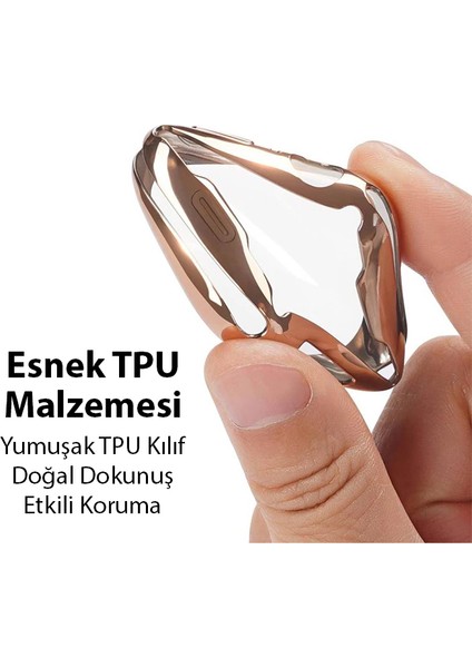 Dux Ducis Samo Series Apple Watch 45MM Için Soft Tpu Full Koruma Ultra Ince Silikon KILIF-(1903)