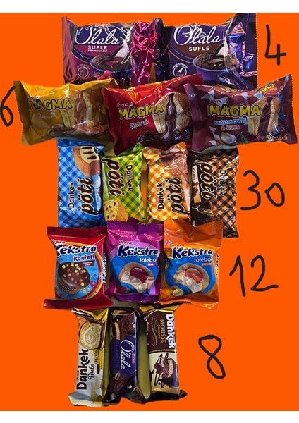 Karma Kek Paketi 60 Adet