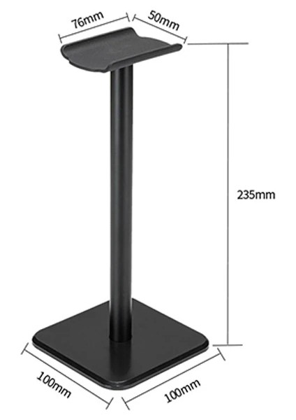 Ally Alüminyum Oyuncu Kulaklık Standı Gaming Headphone STAND-(1903)