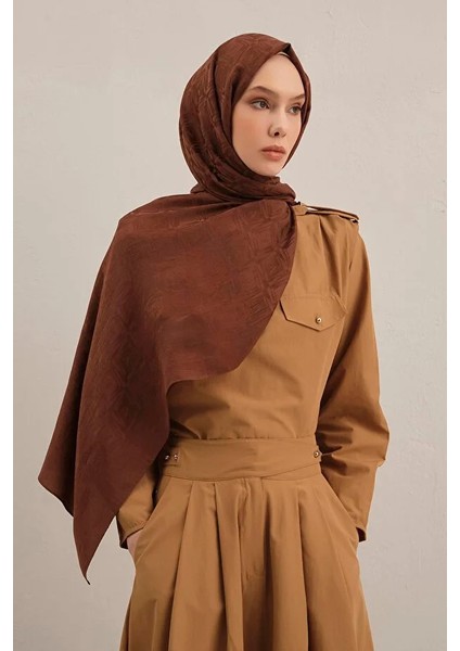 Lyocell Naia Kare Monogram Şal 6 16 modelleri