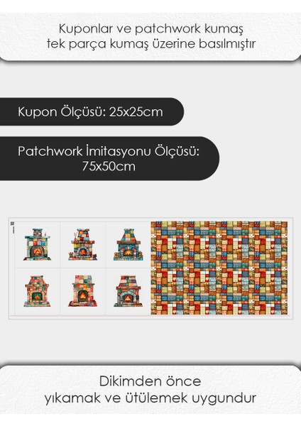 Patchwork Kumaş Seti – Dikiş ve Hobi Için %100 Pamuk Desenli Kumaş Kuponları