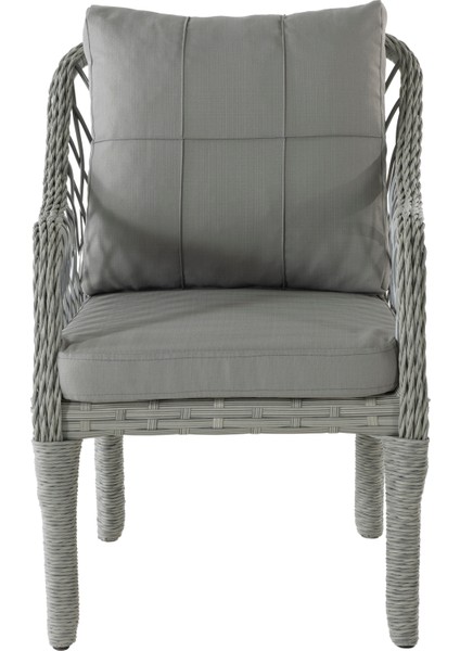 Kaş 3+1+1+Masa Rattan Bahçe Balkon Mobilyası,RATTAN GRİ / KUMAŞ GRİ fırsatları