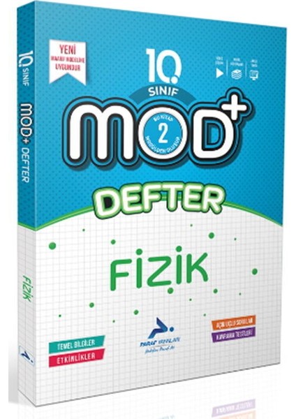 Paraf Yayınları 10. Sınıf Fizik Mod Defter