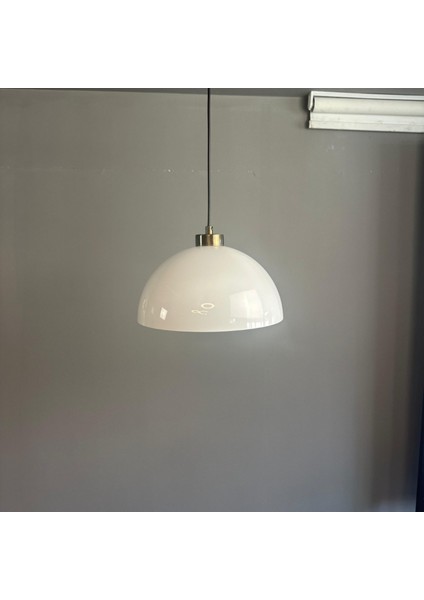 Yimpi Beyaz Avize Küçük Plafonyer Başlık Tekli Sarkıt Salon Mutfak Kuaför Cafe Lamba Dekoratif indirimleri