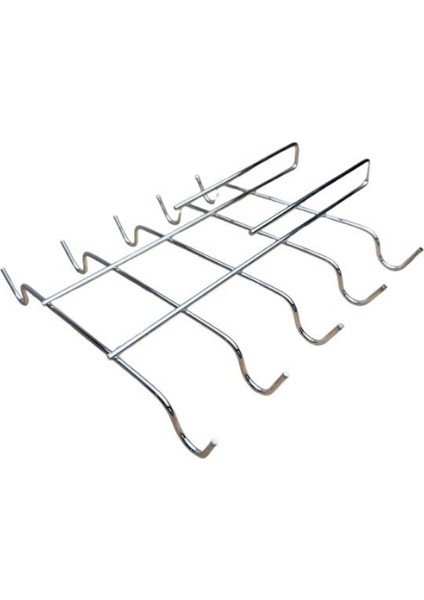 Dolap Içi Raf Altı 10 Kancalı Fincan Bardak Kupa Askılığı fiyatları