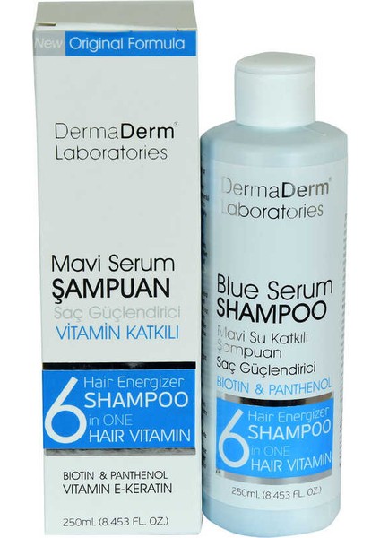 Mavi Serum Şampuanı Saç Güçlendirici (Biotin Panthenol Vitamin E-Keratin) 250 ml fiyatları