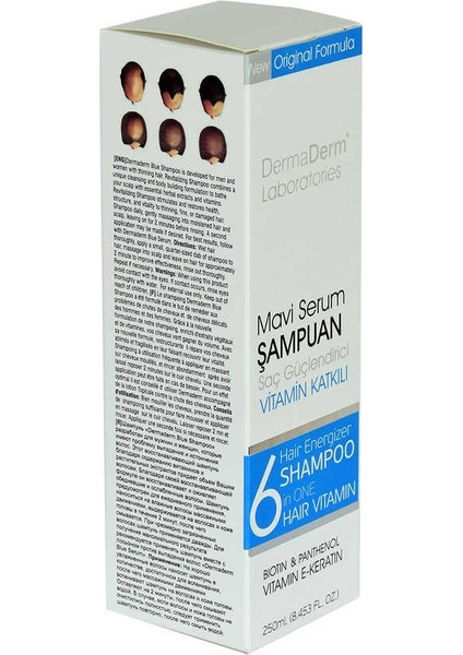 Mavi Serum Şampuanı Saç Güçlendirici (Biotin Panthenol Vitamin E-Keratin) 250 ml indirimleri