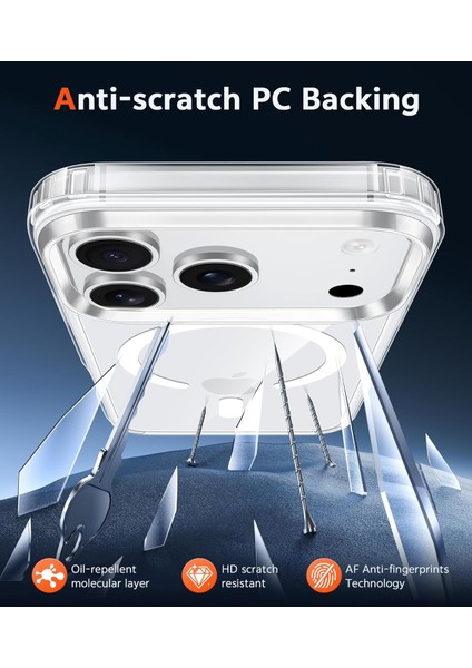 Iphone 17 Pro Max Şeffaf Yumuşak Silikon Magsafe Kılıf modelleri