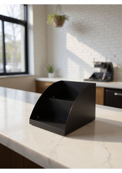 Kasaönü , Bar Önü ,tezgah Önü Aperatif Standı , Tezgahönü Organizer Raf 25 cm 2 Katlı Model fırsatları