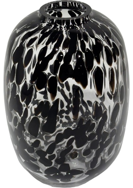 Siyah Leopar Vazo Büyük Boy fiyatları