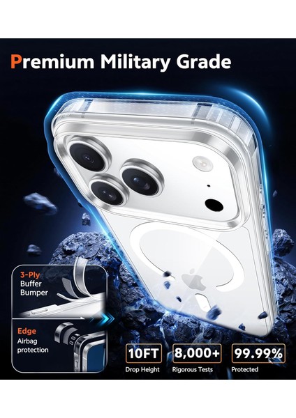 Iphone 17 Pro Max Şeffaf Yumuşak Silikon Magsafe Kılıf fırsatları