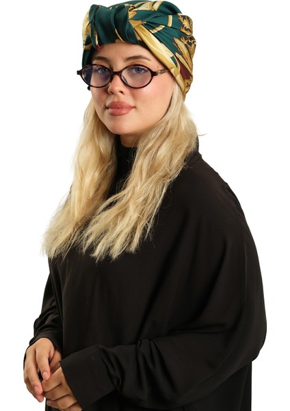 Zümrüt Pratik Hazır Geçmeli Tesettür Bone Ipek Desenli 2410_37 fiyatları