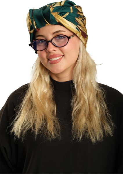 Zümrüt Pratik Hazır Geçmeli Tesettür Bone Ipek Desenli 2410_37 fırsatları