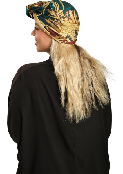 Zümrüt Pratik Hazır Geçmeli Tesettür Bone Ipek Desenli 2410_37 indirimleri