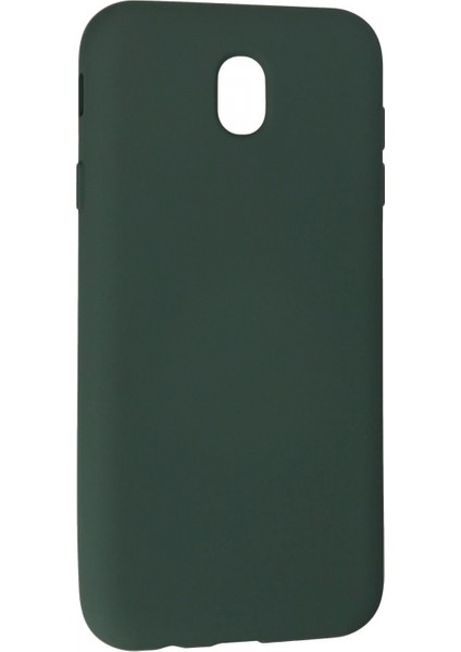 Samsung Galaxy J7 Pro / J730 Kılıf Nano Içi Kadife Silikon - Koyu Yeşil (K95) modelleri