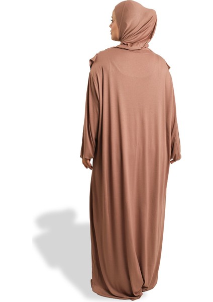 Vizon Tek Parça Namaz Elbisesi Viskon Düz 2503_10 fırsatları