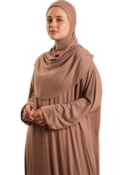 Vizon Tek Parça Namaz Elbisesi Viskon Düz 2503_10 indirimleri