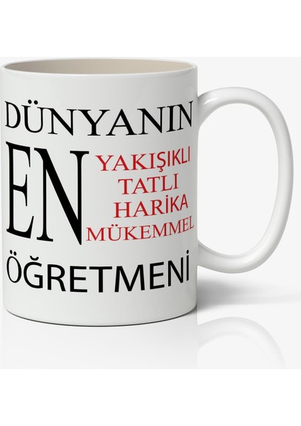 Erkek Öğretmenler Günü Hediyesi Kupa Bardak Öğretmenler Günü Hediyesi
