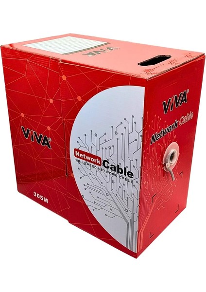 Cat6 Kablo 24AWG 6mm 305MT