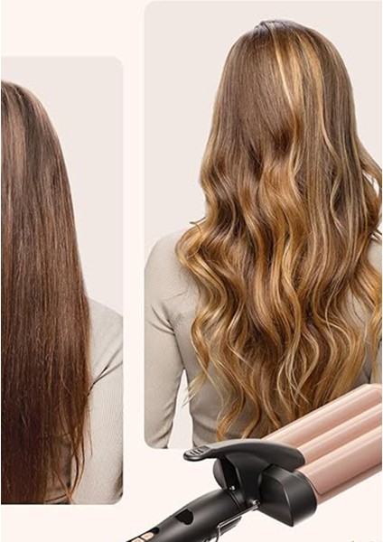 2'li Wag Maşa Saç Şekillendirici Seramik Kaplama Saç Bukle Cihazı fiyatları