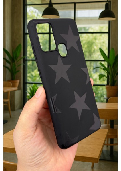 Samsung Galaxy A21S Star Silikon Darbe Emici Klasik Korumalı Rubber Kılıf modelleri