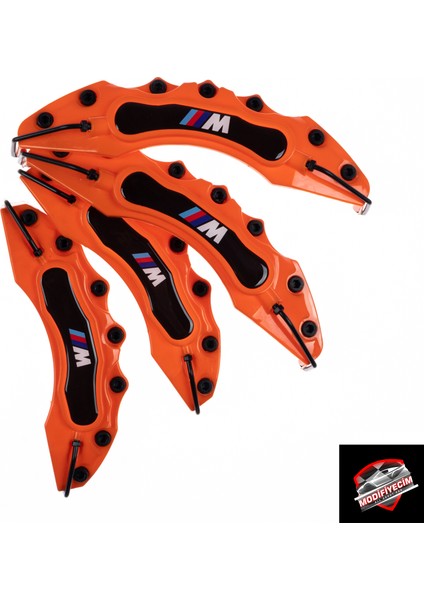 Turuncu Bmw M 4'lü Kaliper Seti Yapıştırma Logolu fiyatları