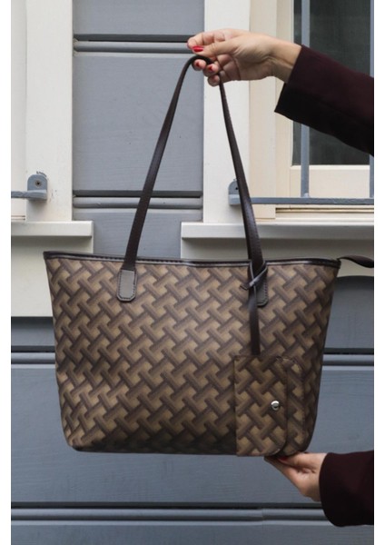 Mercia Desenli Cüzdan Detaylı Omuz Çantası fiyatları