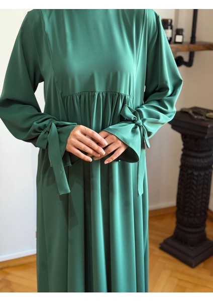 Kol Bağlamalı Oversize Elbise 1001