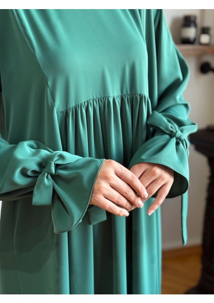 Kol Bağlamalı Oversize Elbise 1001 fiyatları