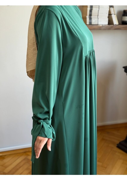 Kol Bağlamalı Oversize Elbise 1001 indirimleri