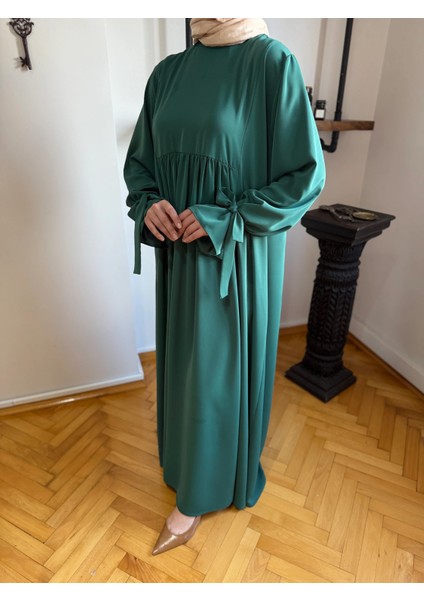 Kol Bağlamalı Oversize Elbise 1001