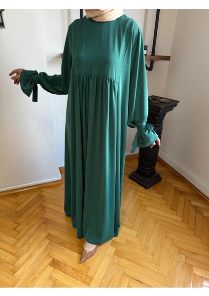 Kol Bağlamalı Oversize Elbise 1001