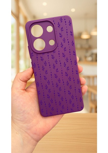 Xiaomi Redmi Note 13 4g Sarmaşık Desenli Uyumlu Silikon Darbe Emici Klasik Korumalı Rubber Kılıf