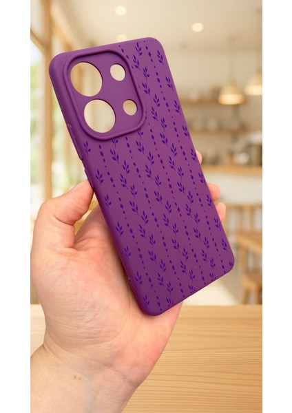 Xiaomi Redmi Note 13 4g Sarmaşık Desenli Uyumlu Silikon Darbe Emici Klasik Korumalı Rubber Kılıf modelleri