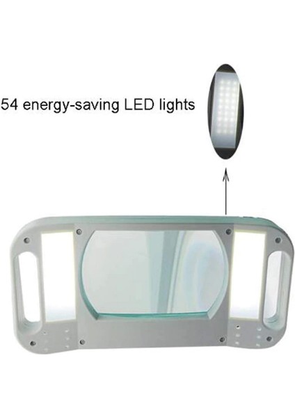 5x 10X Büyüteç LED Işıklı Süper Parlak Enerji Tasarruflu Masa Lambası LT861 - Lisinya fırsatları