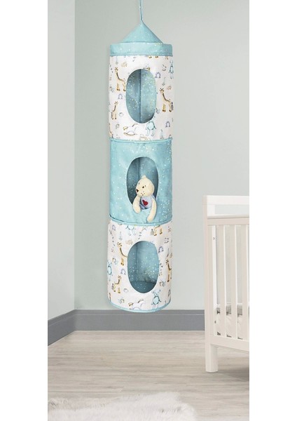 Baby 3 Gözlü Kullanışlı Düzenleyici Çok Amaçlı Organizer Kutu (Yeşil) ( Lisinya )