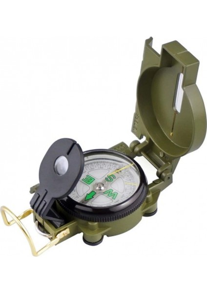 Hassas Lensatic Pusula Amerikan Tarzı Açık Kamp Yürüyüş Survival İçin