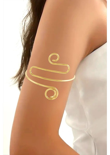 Zikzak Figürlü Üst Kol Pazu Bilekliği