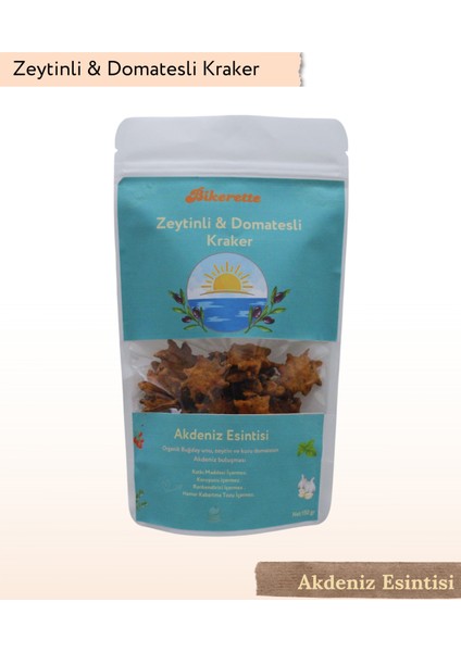Domatesli & Zeytinli Kraker 150 gr