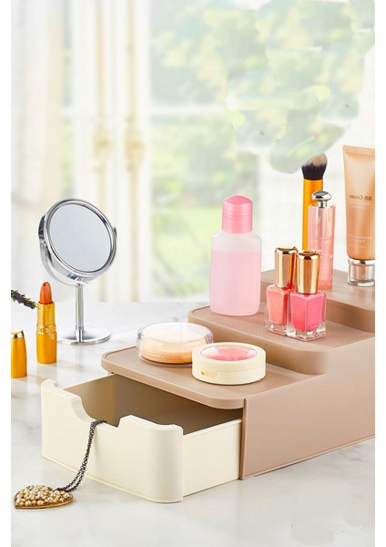 12 Bölmeli Ayakkabı Saklama Çantası + Compact Çekmeceli Makyaj Organizeri - Pratik Set ABC123 fırsatları