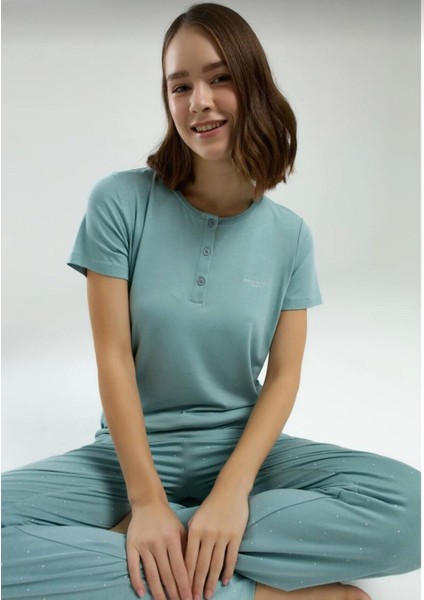 Kadın Kısa Kol Pijama TAKIM-8985 indirimleri