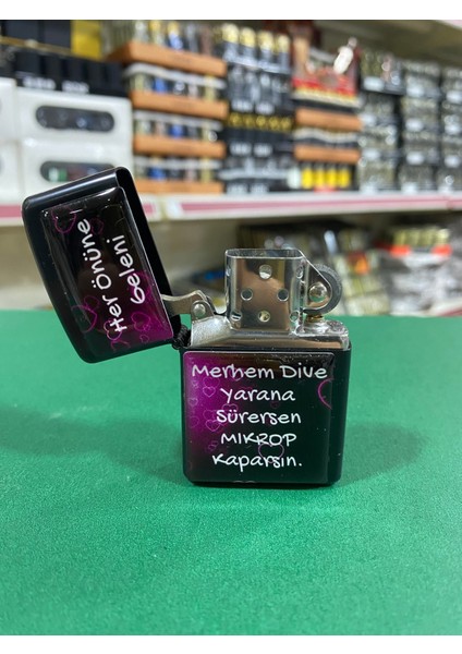 Mikrop Kaparsın Yazılı Benzinli Çakmak fiyatları