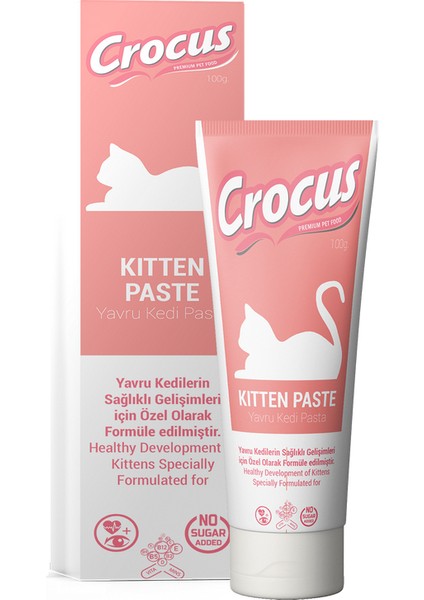 Techmrt Crocus Kedi Kitten Malt Macunu 100 Gram x 2 Adet fiyatları