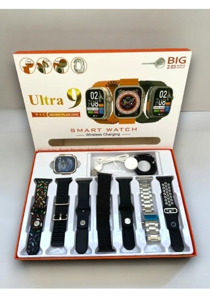 Watch9 7 Kordonlu Akıllı Saat - M560R097-K27560 fırsatları