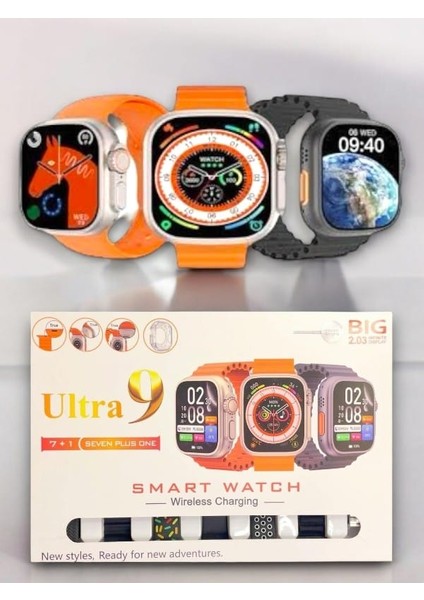 Watch9 7 Kordonlu Akıllı Saat - M560R097-K27560 indirimleri