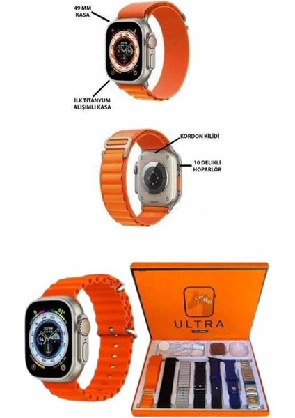 Akıllı Saat Çağrı Cevaplayabilen Unısex 7 Kordonlu Müzik Dinleme - N719J899-M65719 fırsatları